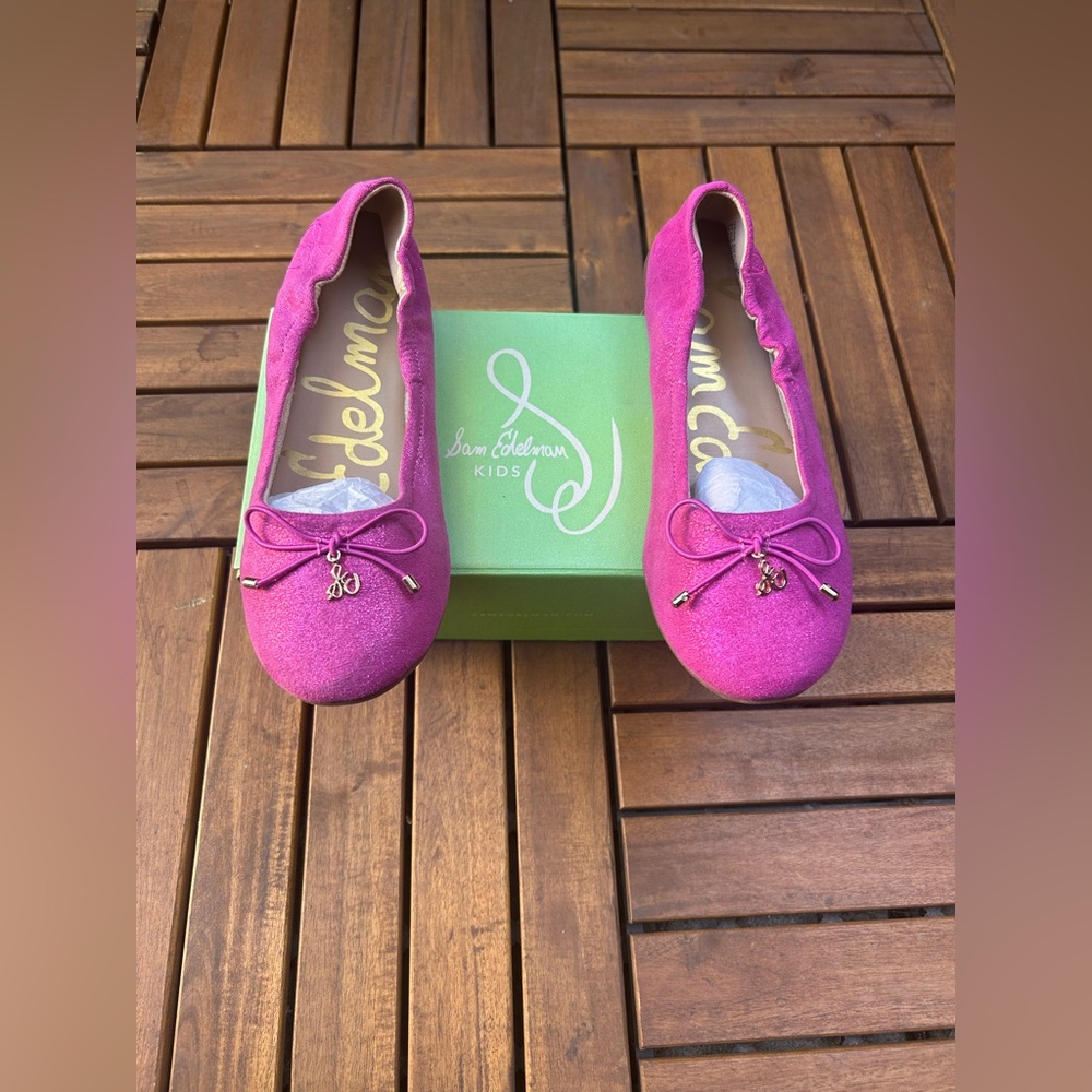 SAM EDELMAN
Bow Trim Ballet Flats size 5 kids no box